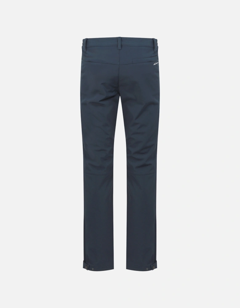Great Outdoors Mens Adventure Tech Geo II Wind Resistant Short Leg Softshell Trousers