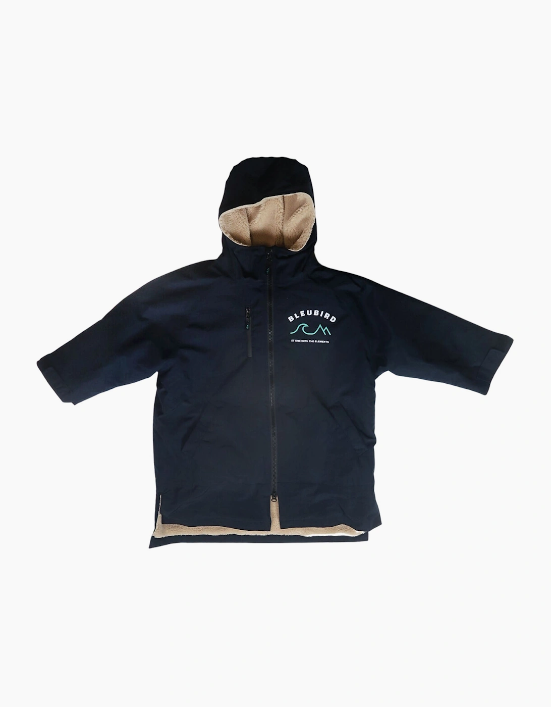 Bleubird Bleubird Kids Nordic Sherpa Lined Waterproof Changing Robe - Navy
