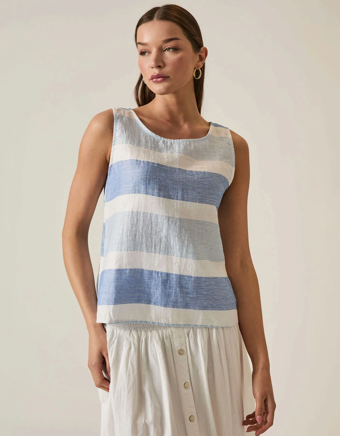 Striped Sleeveless Top - VIP