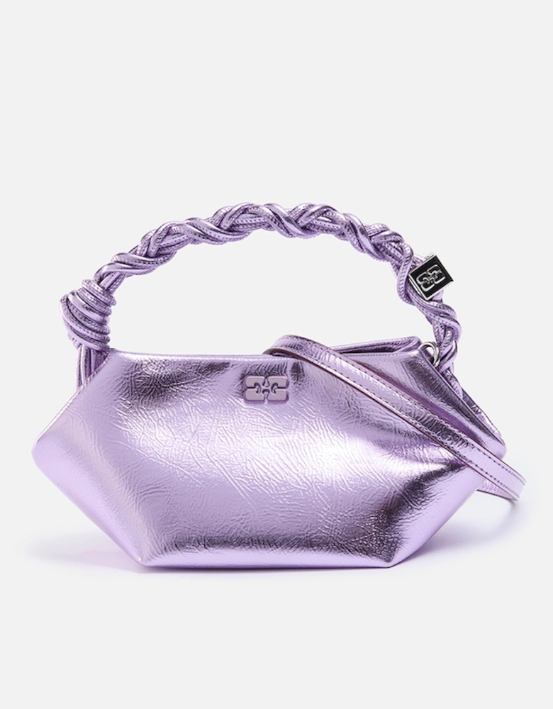 Mini Bou Recycled Leather-Blend Bag