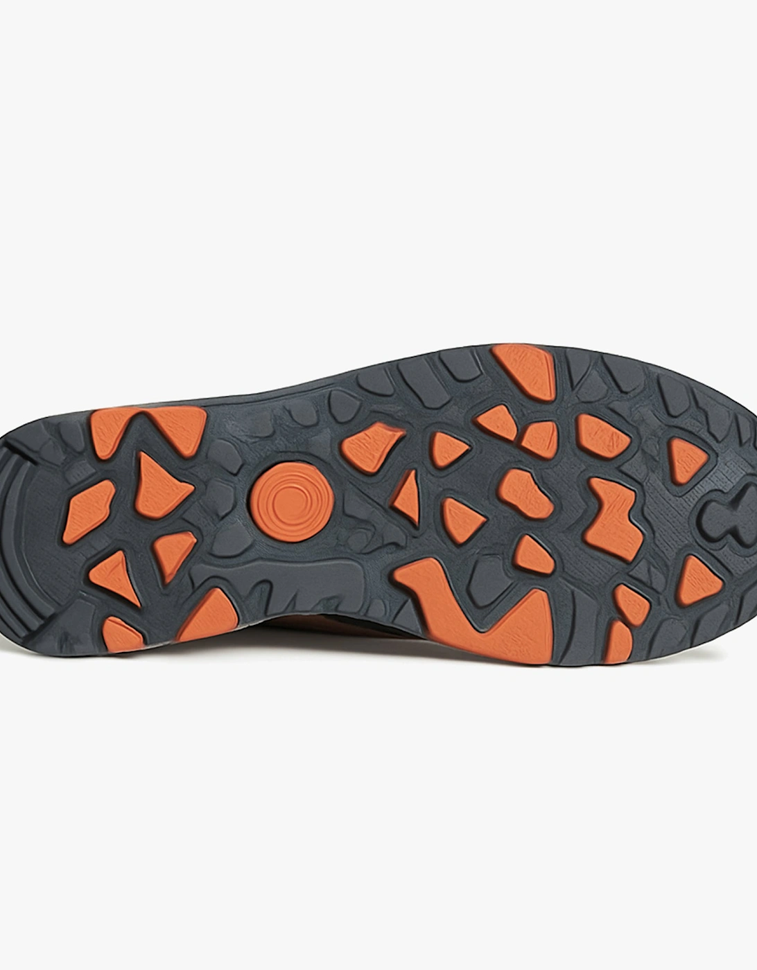 QUADRA II Mens Leather Trail Shoe Taupe/Burnt Orange