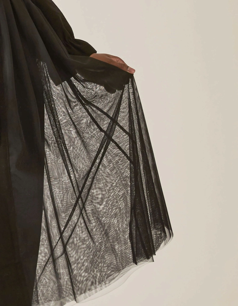 Cotton Tulle Black Trench - VIP