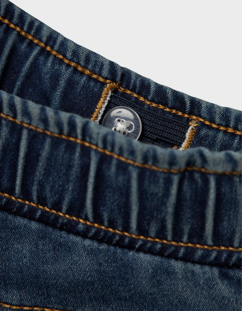 Mini Boy's Ryan Slim Jeans Vintage Dark Blue Denim