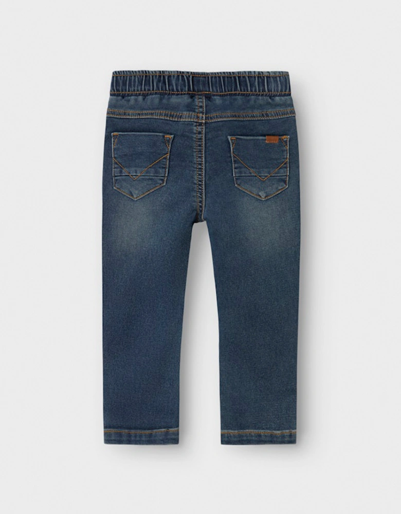 Mini Boy's Ryan Slim Jeans Vintage Dark Blue Denim