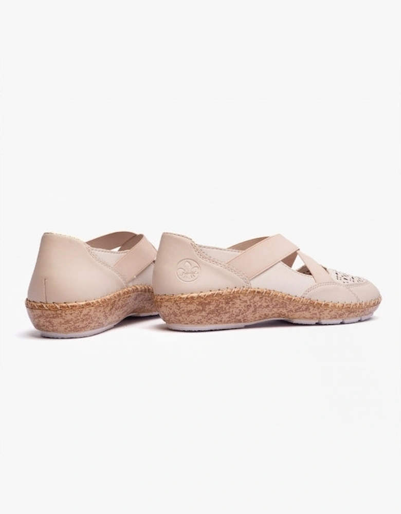 44853-60 Womens Shoes Beige