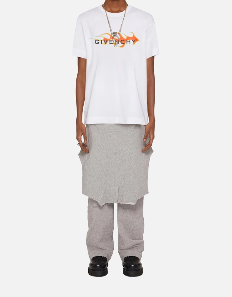 Flames T-Shirt White