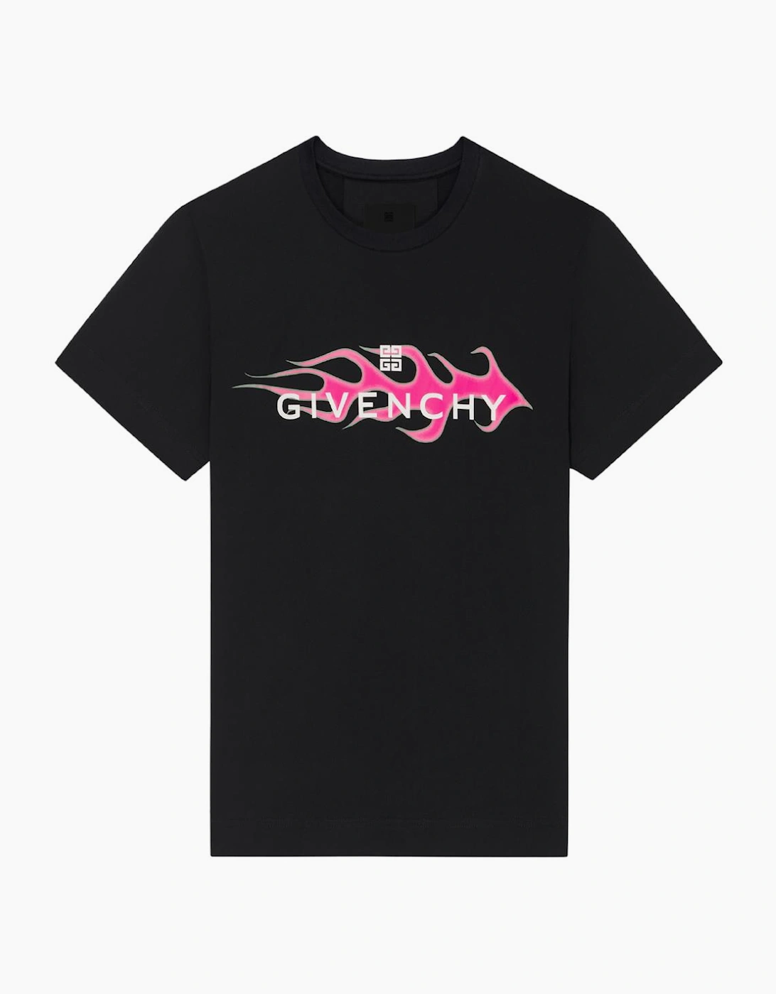 Givenchy Men's Givenchy Flames T-Shirt Black