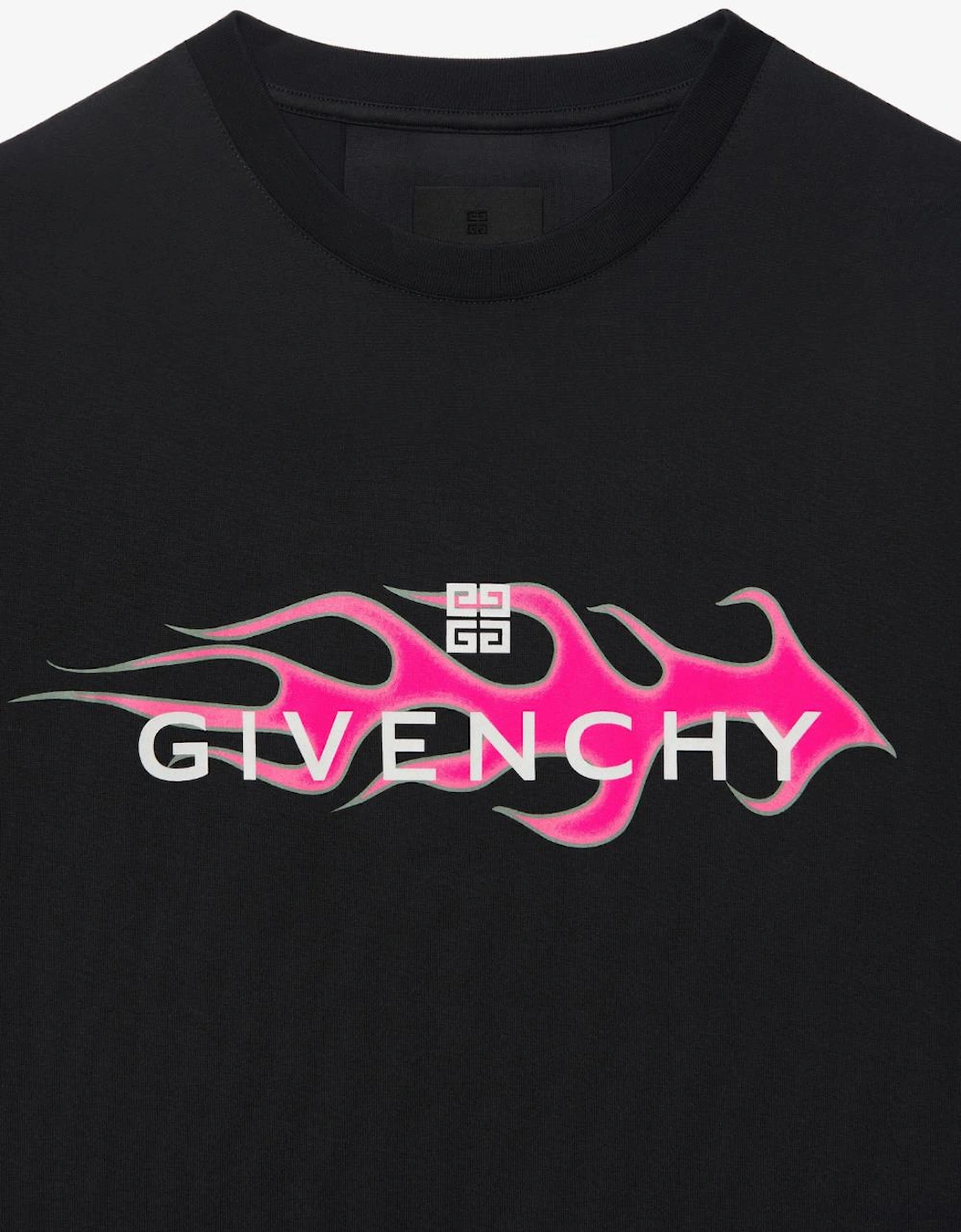 Flames T-Shirt Black