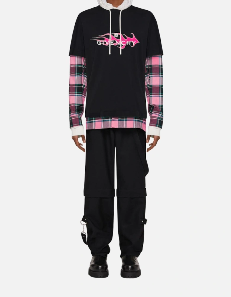 Flames T-Shirt Black