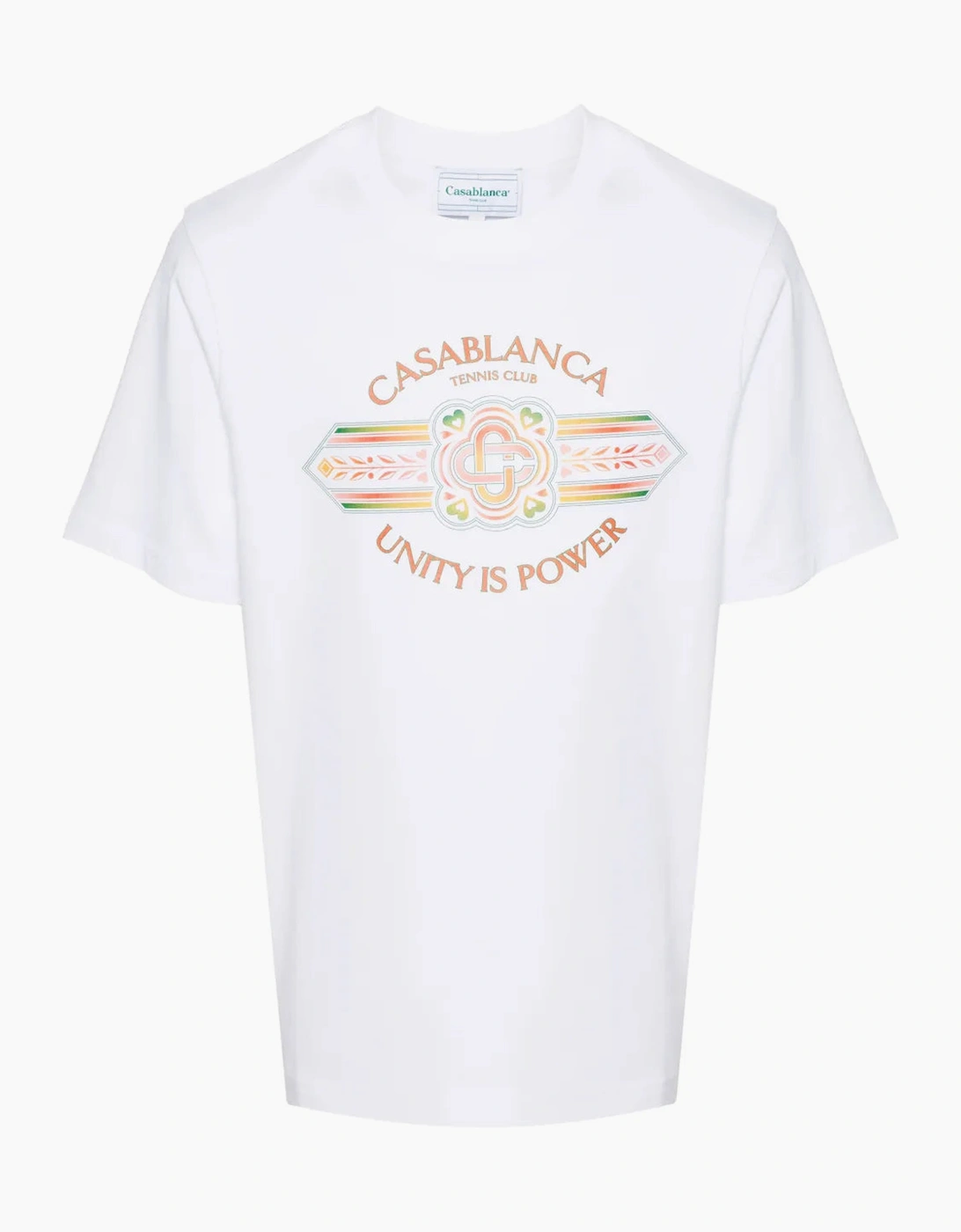 Casablanca Men's Casablanca Unity Is Power T-Shirt White