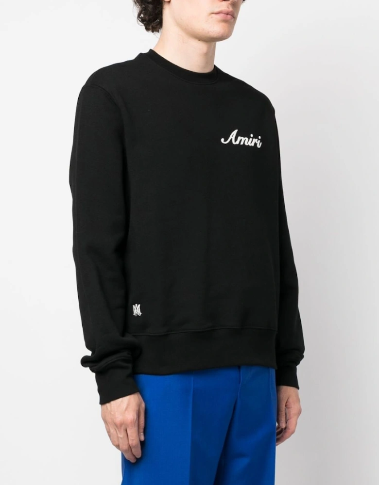 Script Logo Embroidered Sweatshirt