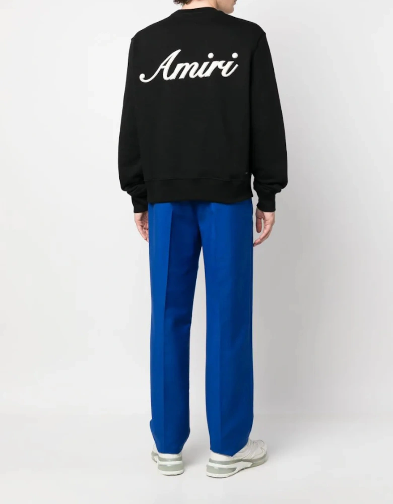 Script Logo Embroidered Sweatshirt