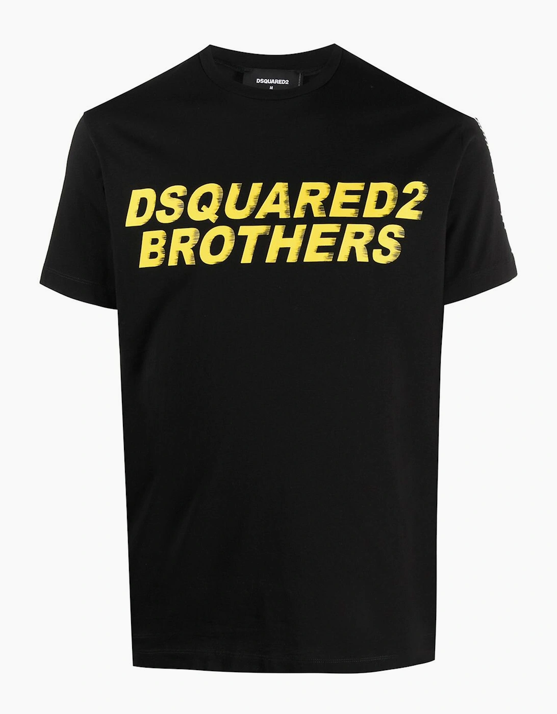 Men's Dsquared2 Fade Logo Brothers T-Shirt - Black - Size: 44