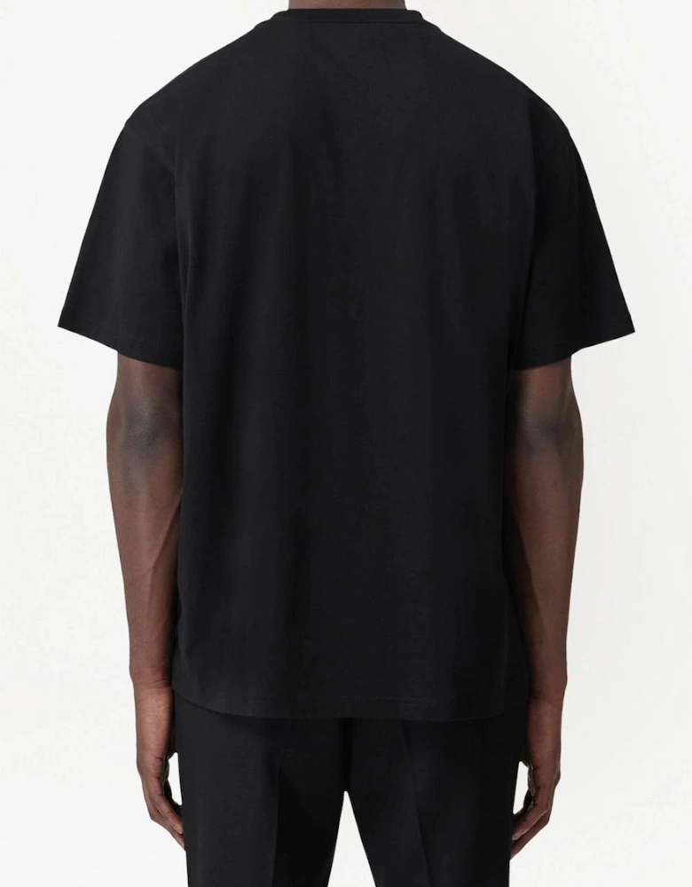 Harriston Logo Print T-Shirt Black