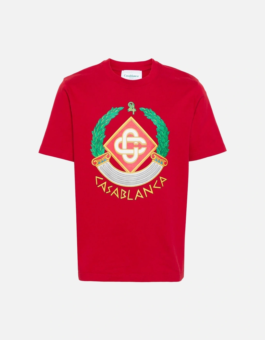 Crest T-Shirt Red, 4 of 3