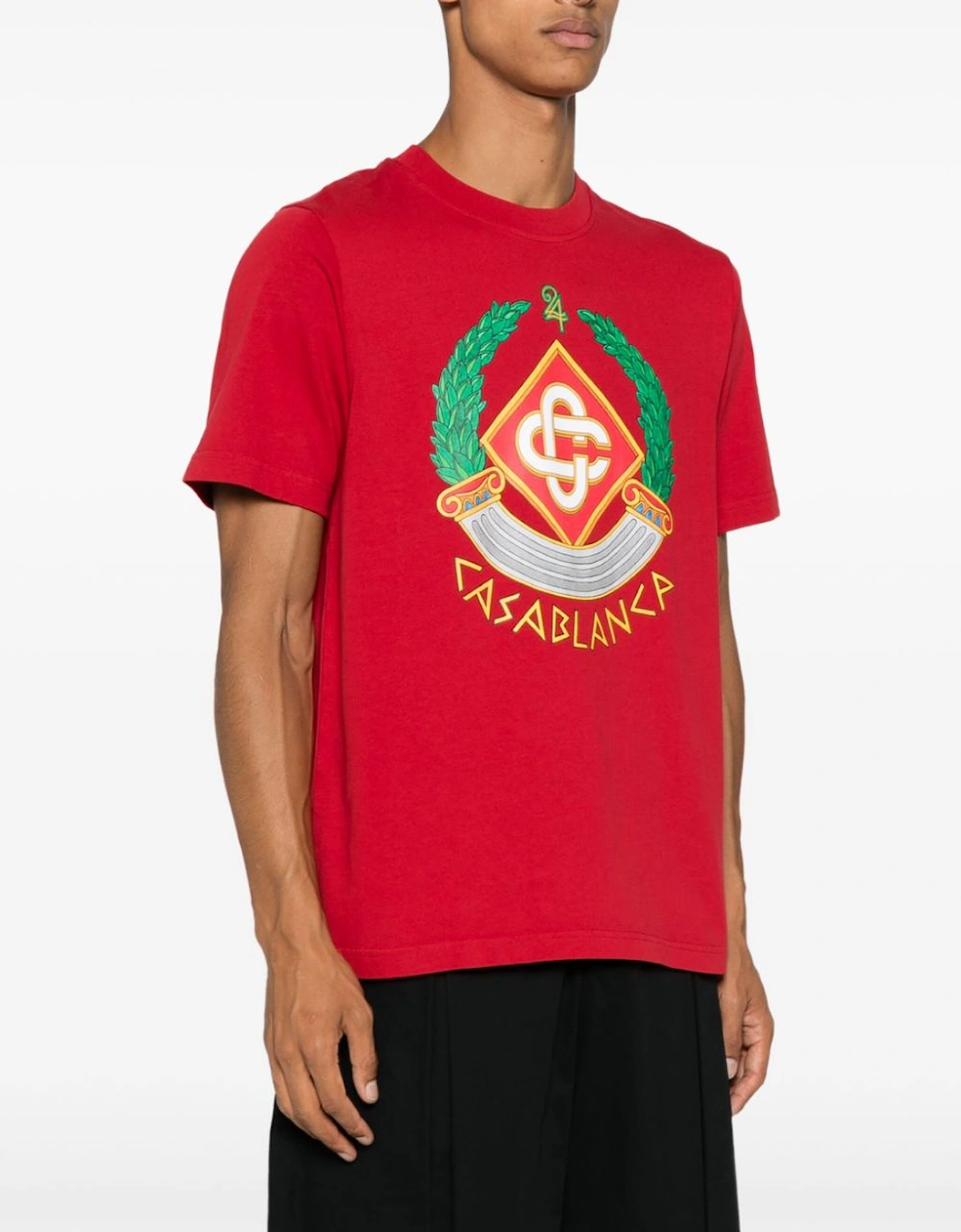 Crest T-Shirt Red