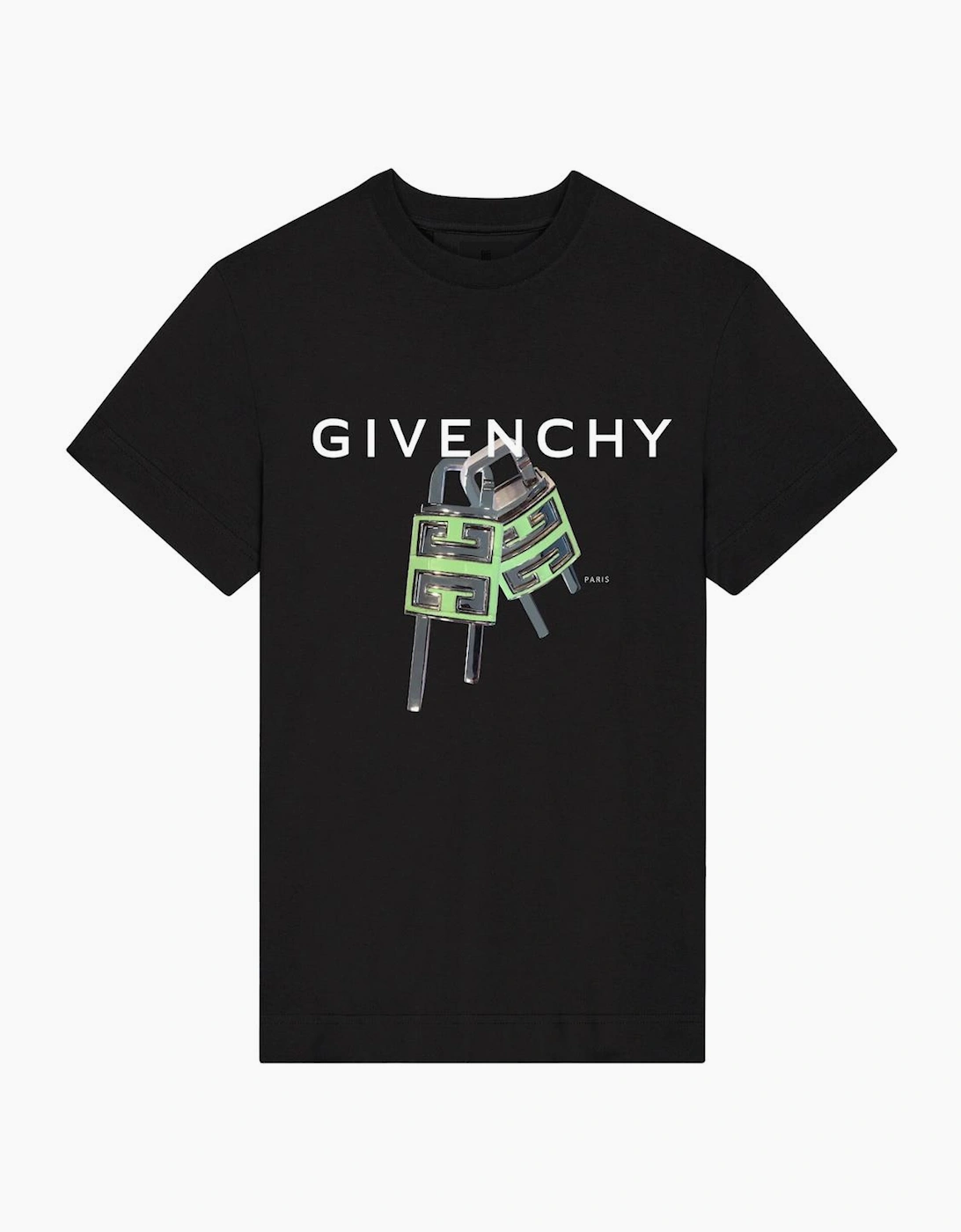 Givenchy Men's Givenchy Lock T-Shirt Black