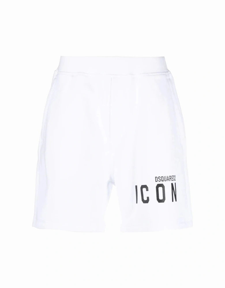 Icon Logo Shorts White