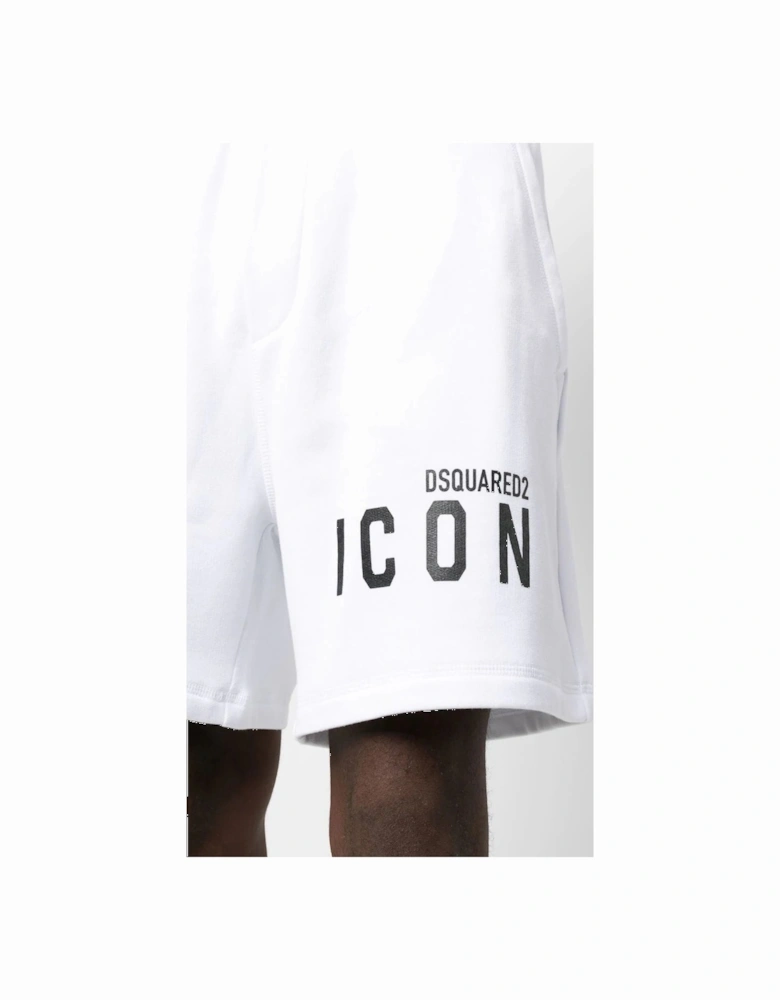 Icon Logo Shorts White
