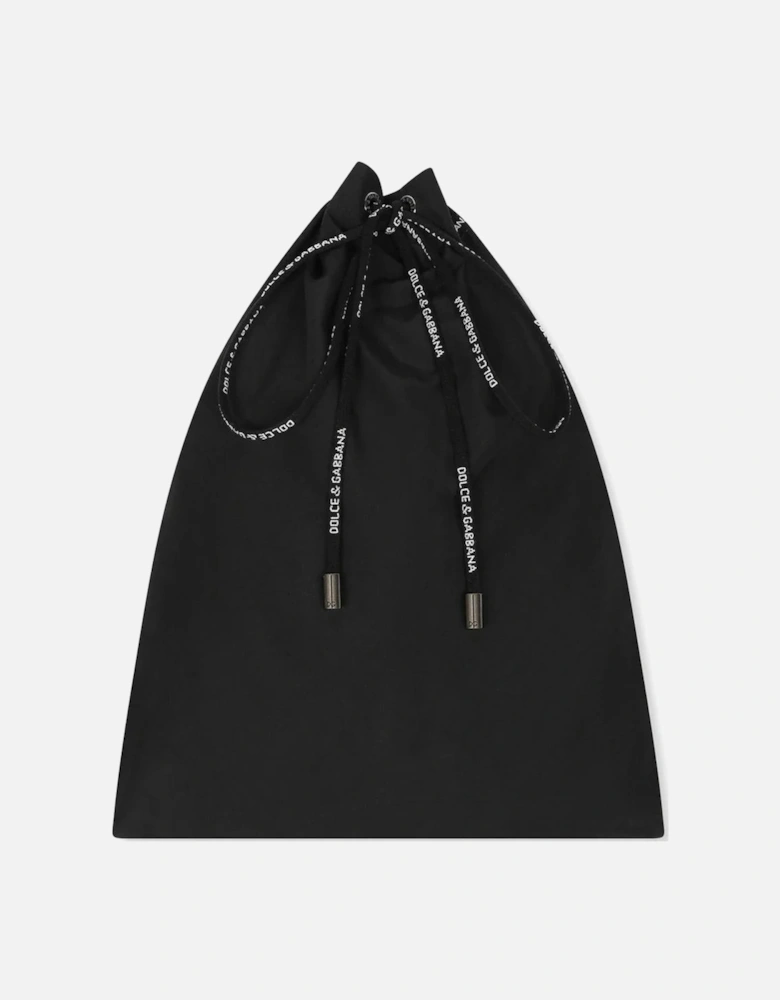 Swim Shorts With Logo Plaque