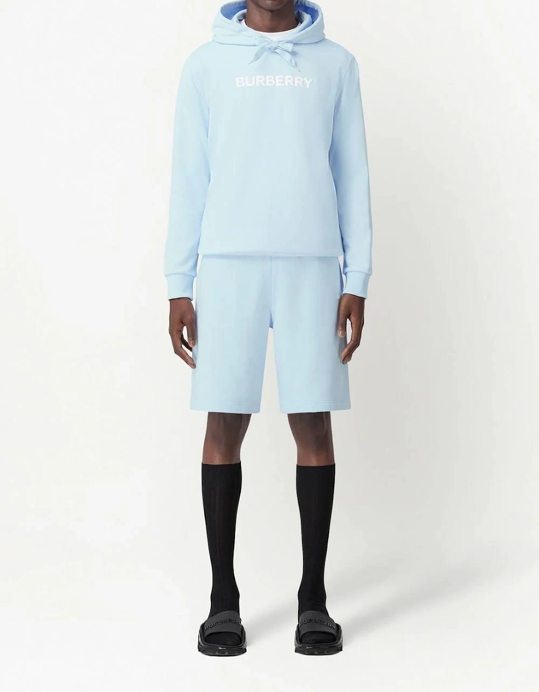 Ansdell Logo Hooded Sweatshirt Blue