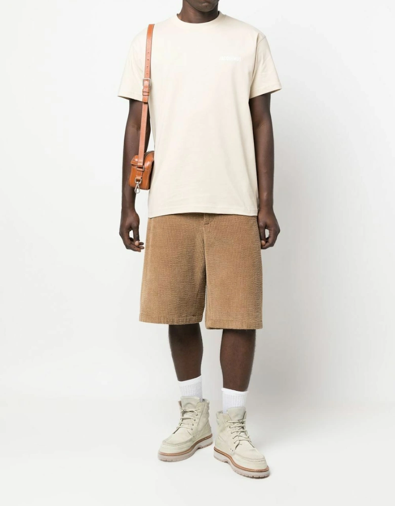 Le T-Shirt Logo Light Beige Tan Neutrals