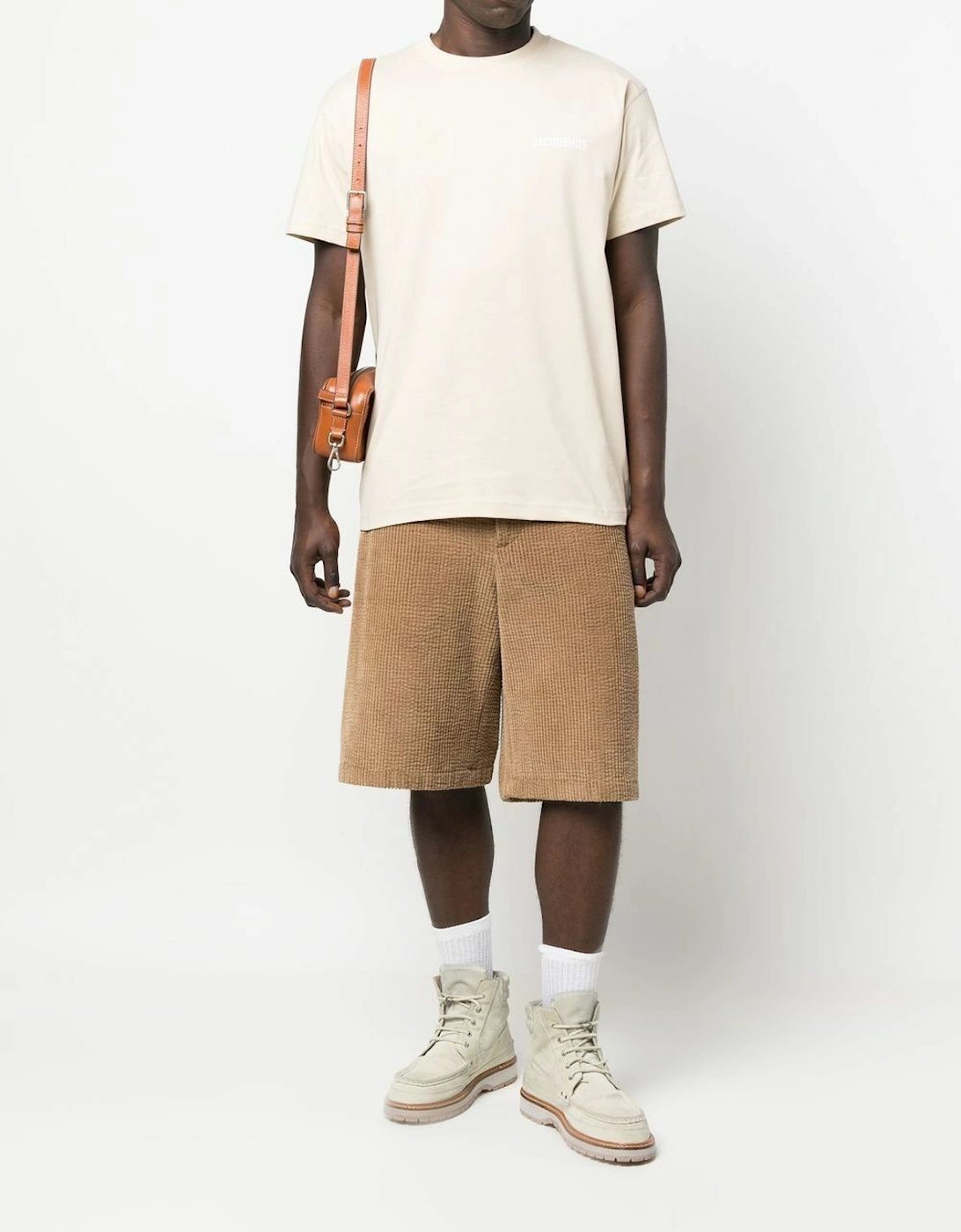 Le T-Shirt Logo Light Beige Tan Neutrals