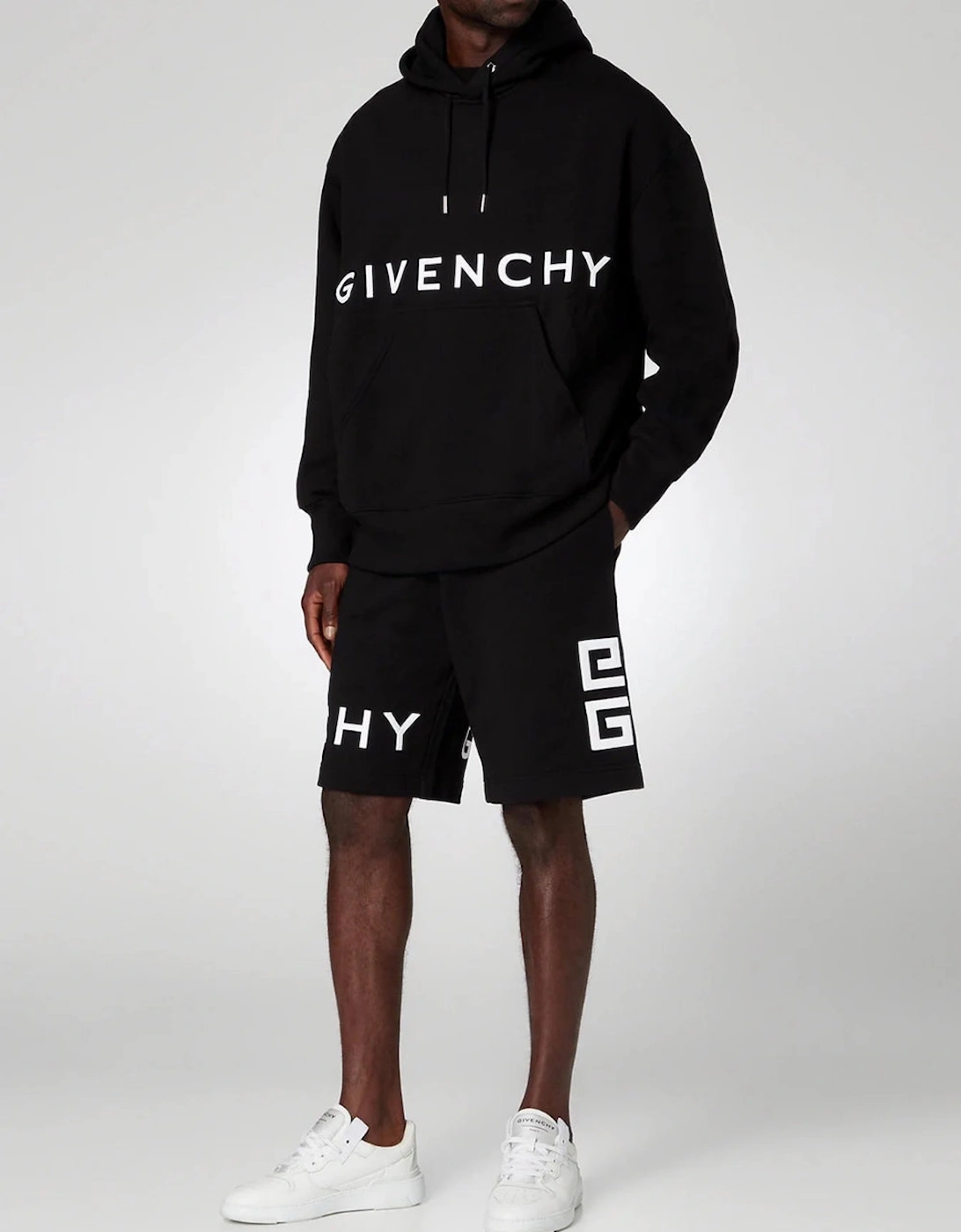 4G Embroidered Hooded Sweatshirt