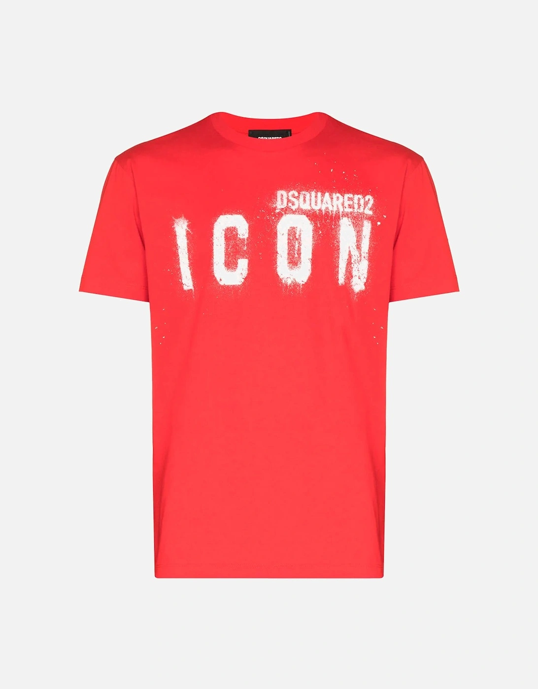 Icon Spray Logo T-Shirt Red, 5 of 4