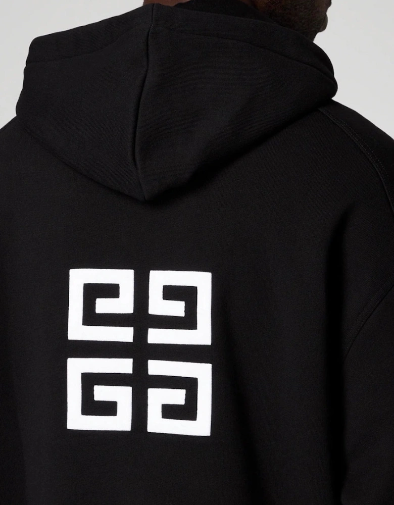 4G Embroidered Hooded Sweatshirt