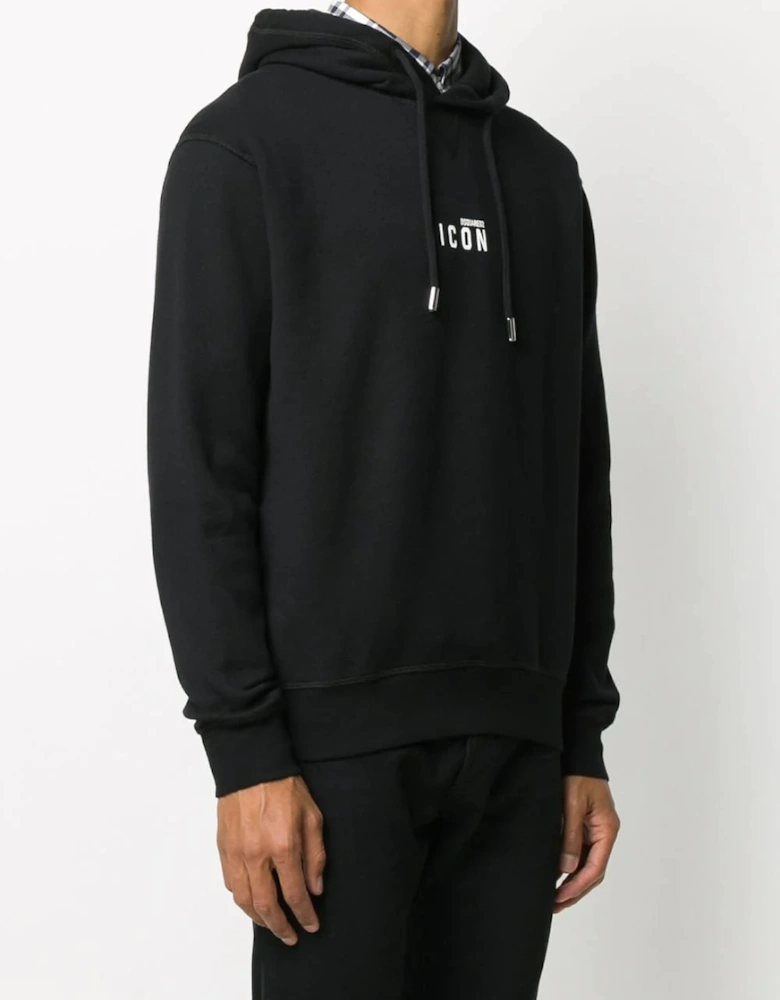 Icon Hooded Sweatshirt Black