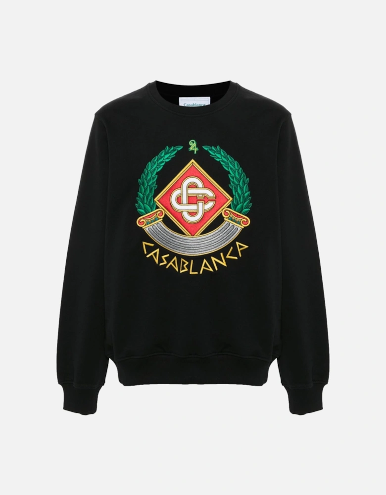 Crest Sweatshirt Black