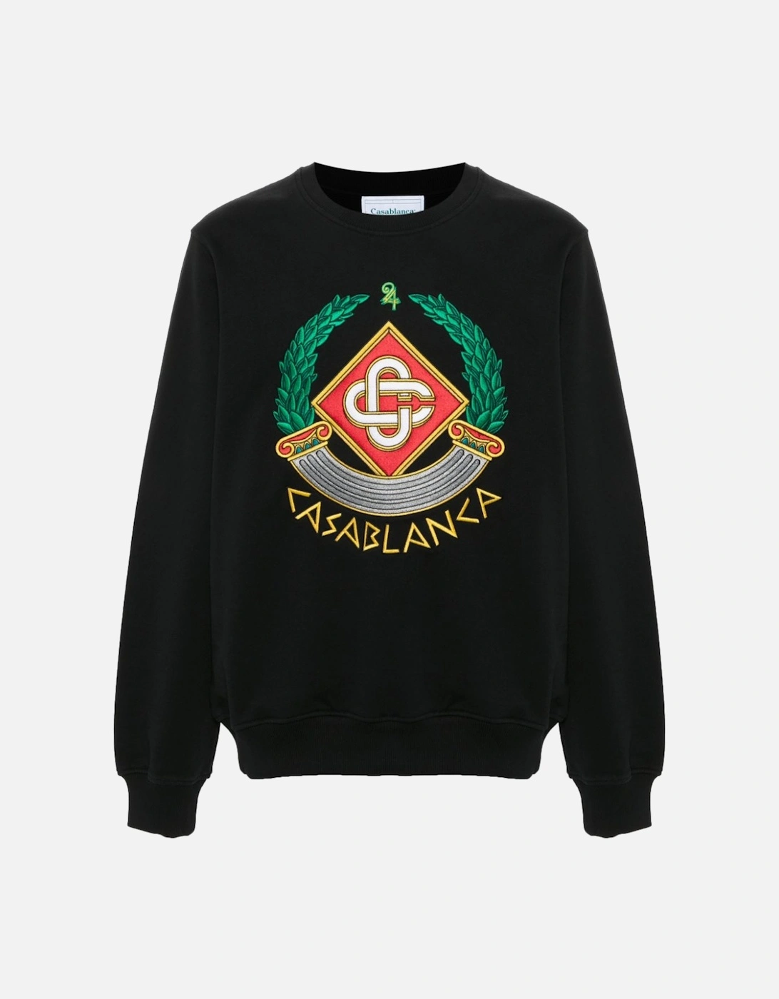 Crest Sweatshirt Black, 6 of 5