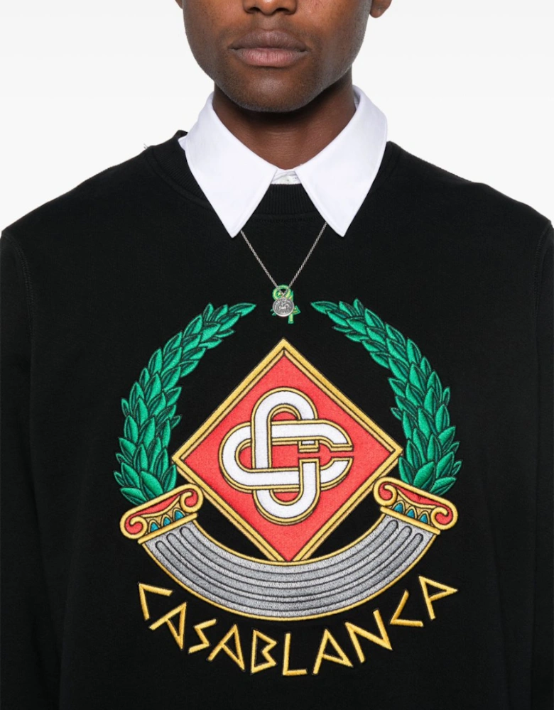 Crest Sweatshirt Black