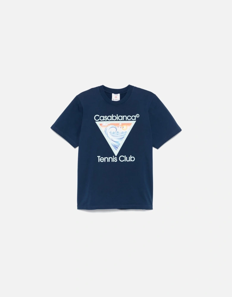 Tennis Club Icon T-Shirt Navy Blue