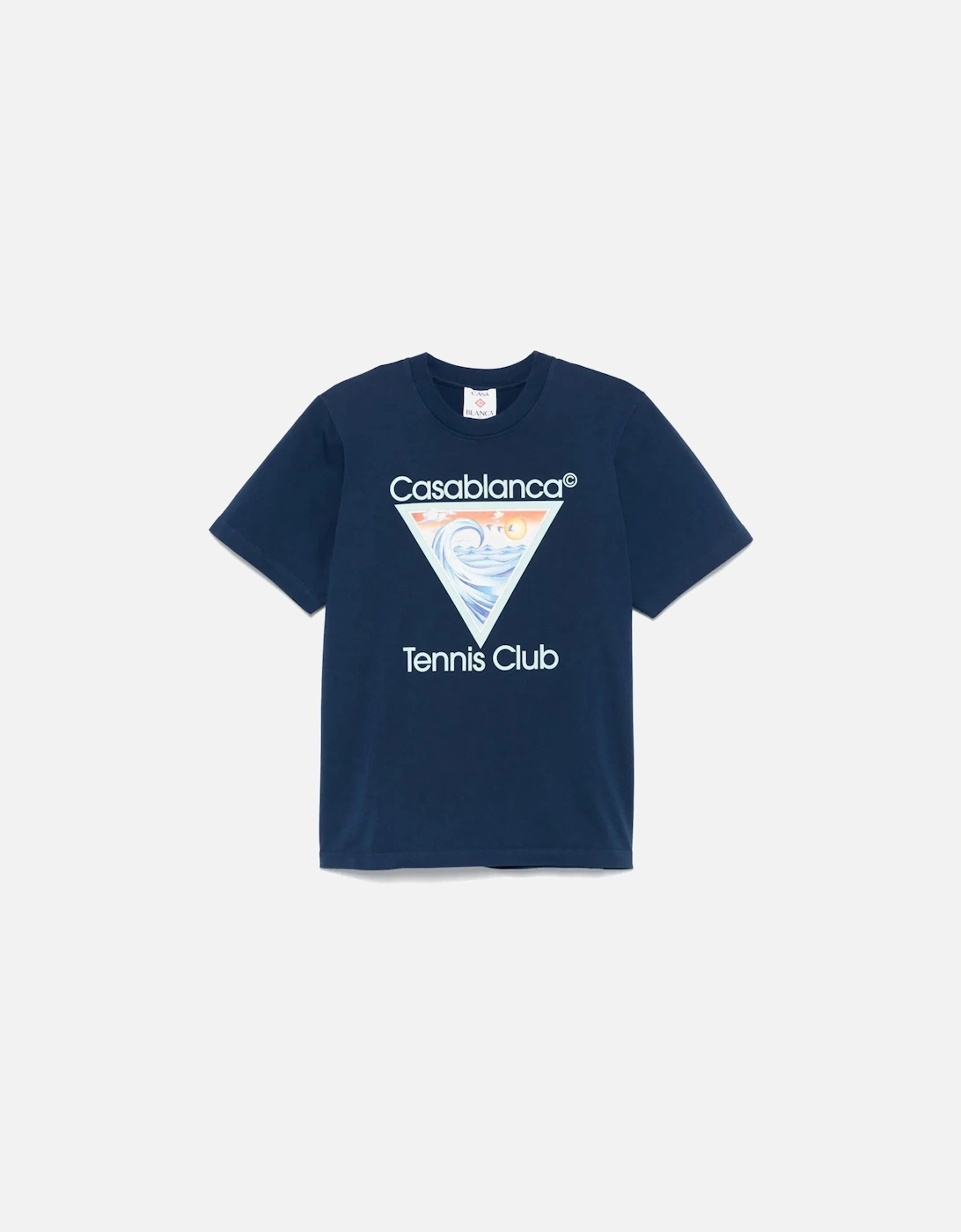 Tennis Club Icon T-Shirt Navy Blue, 5 of 4