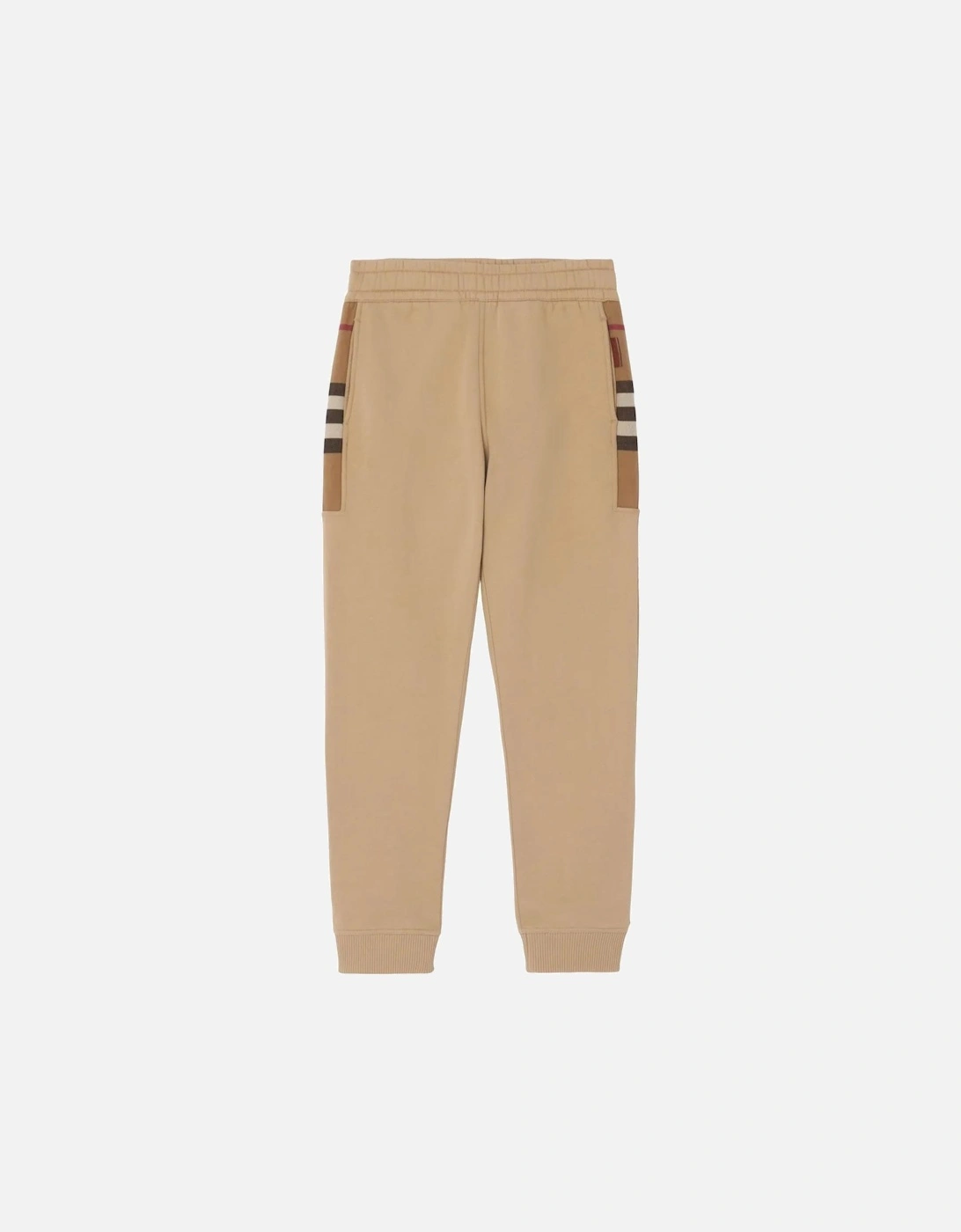 Check Panel Jogging Pants Camel Brown, 6 of 5