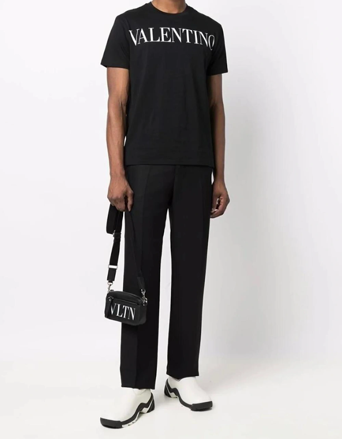 Logo Print T-Shirt Black