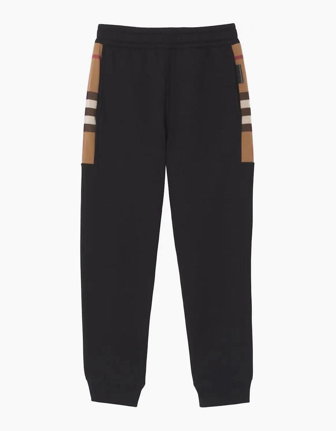 Burberry Men's Burberry Check Panel Jogging Pants Black