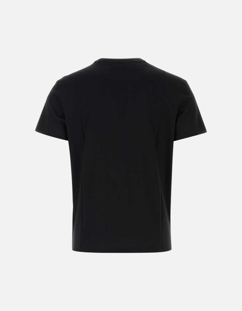 VLTN Logo Print T-Shirt Black