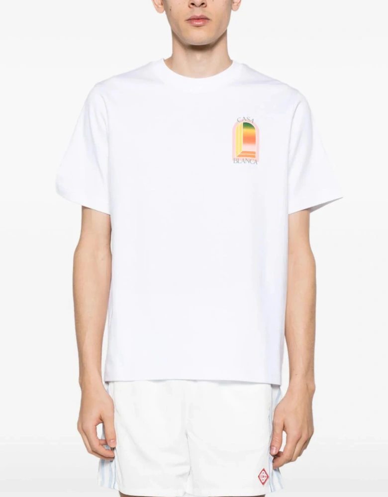 Gradient Arch T-Shirt White