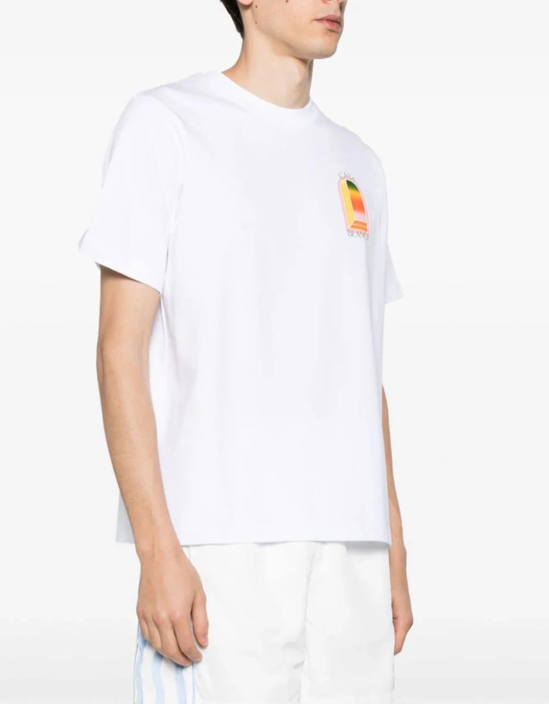 Gradient Arch T-Shirt White