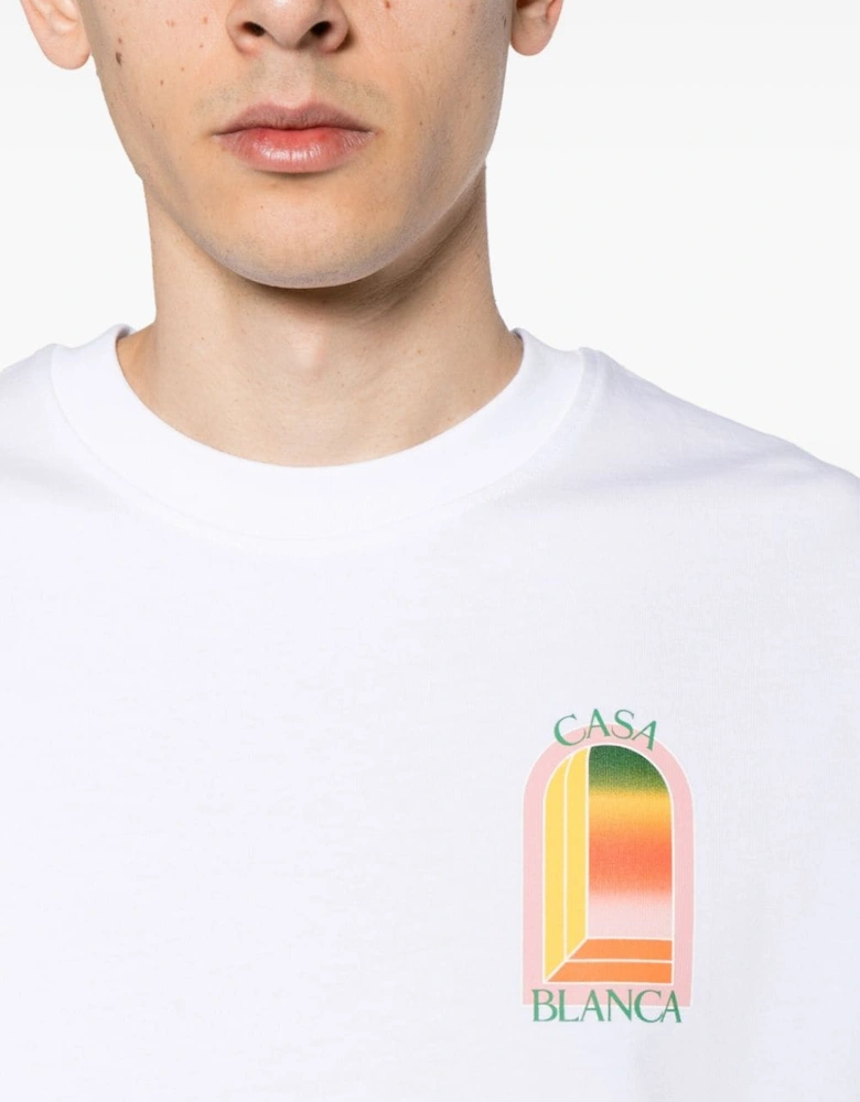 Gradient Arch T-Shirt White