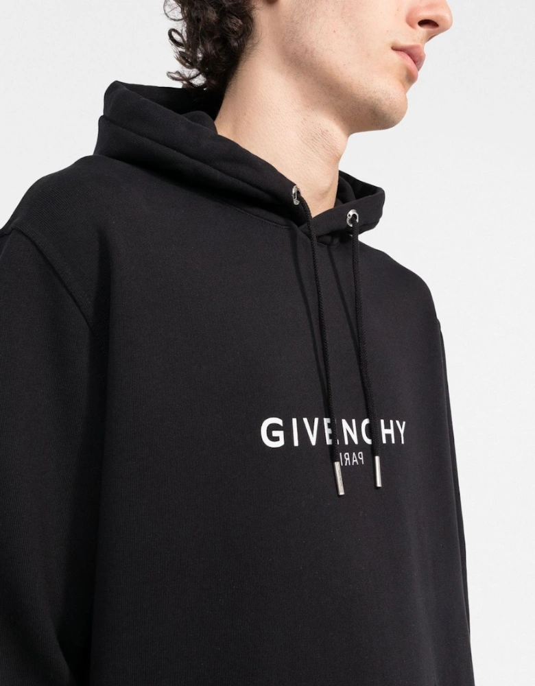 Logo Hooded Sweatshirt Black