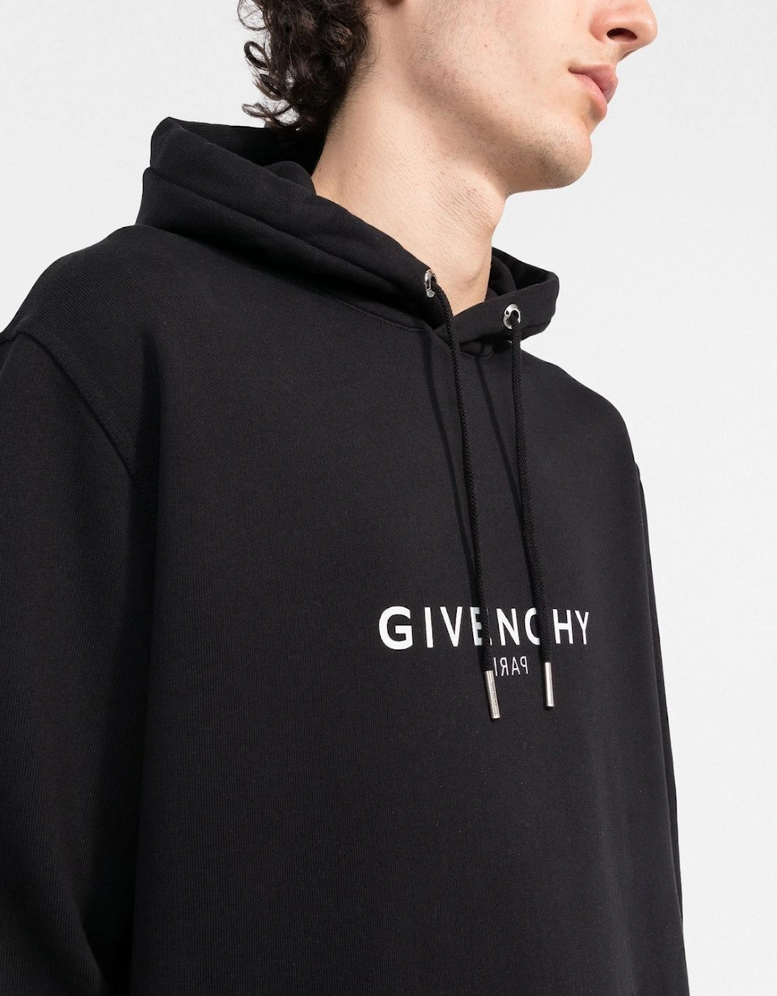 Logo Hooded Sweatshirt Black