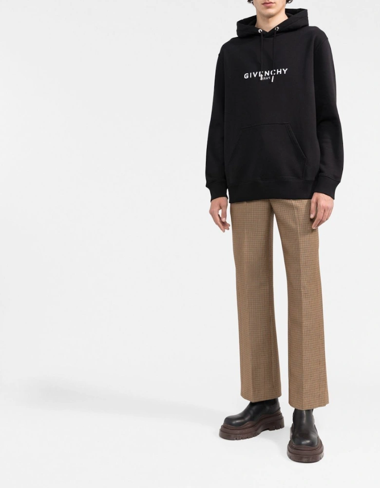 Logo Hooded Sweatshirt Black