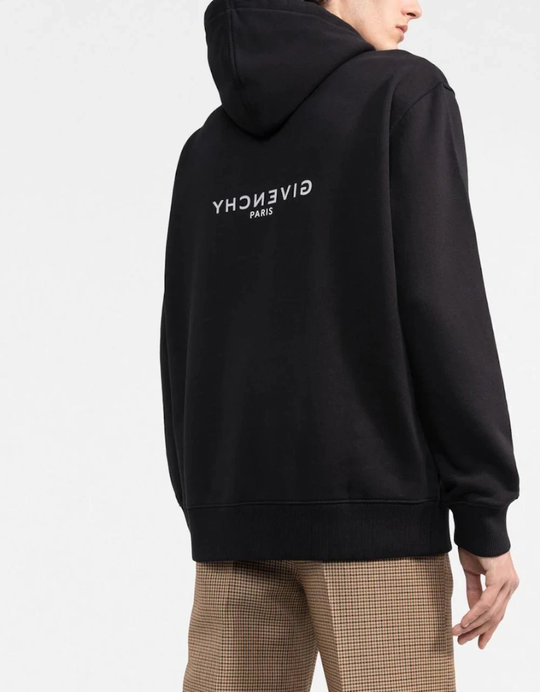 Logo Hooded Sweatshirt Black