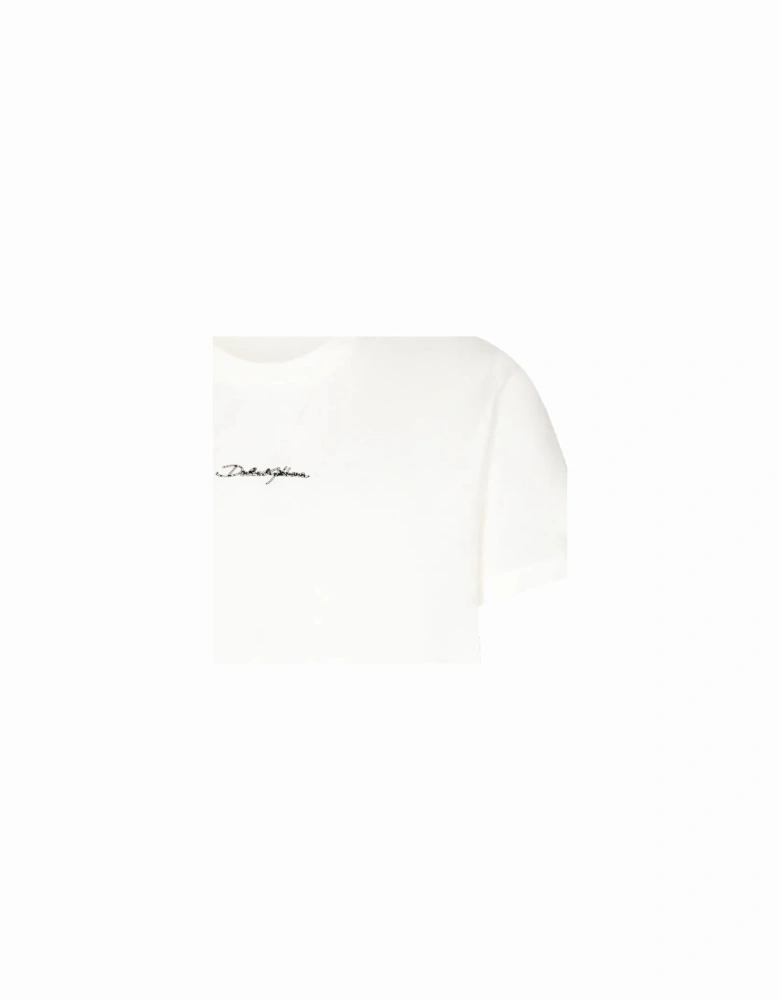 Signature Logo Patch T-Shirt White
