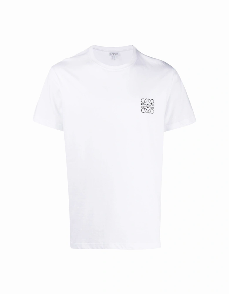 Anagram Logo Chest T-Shirt White