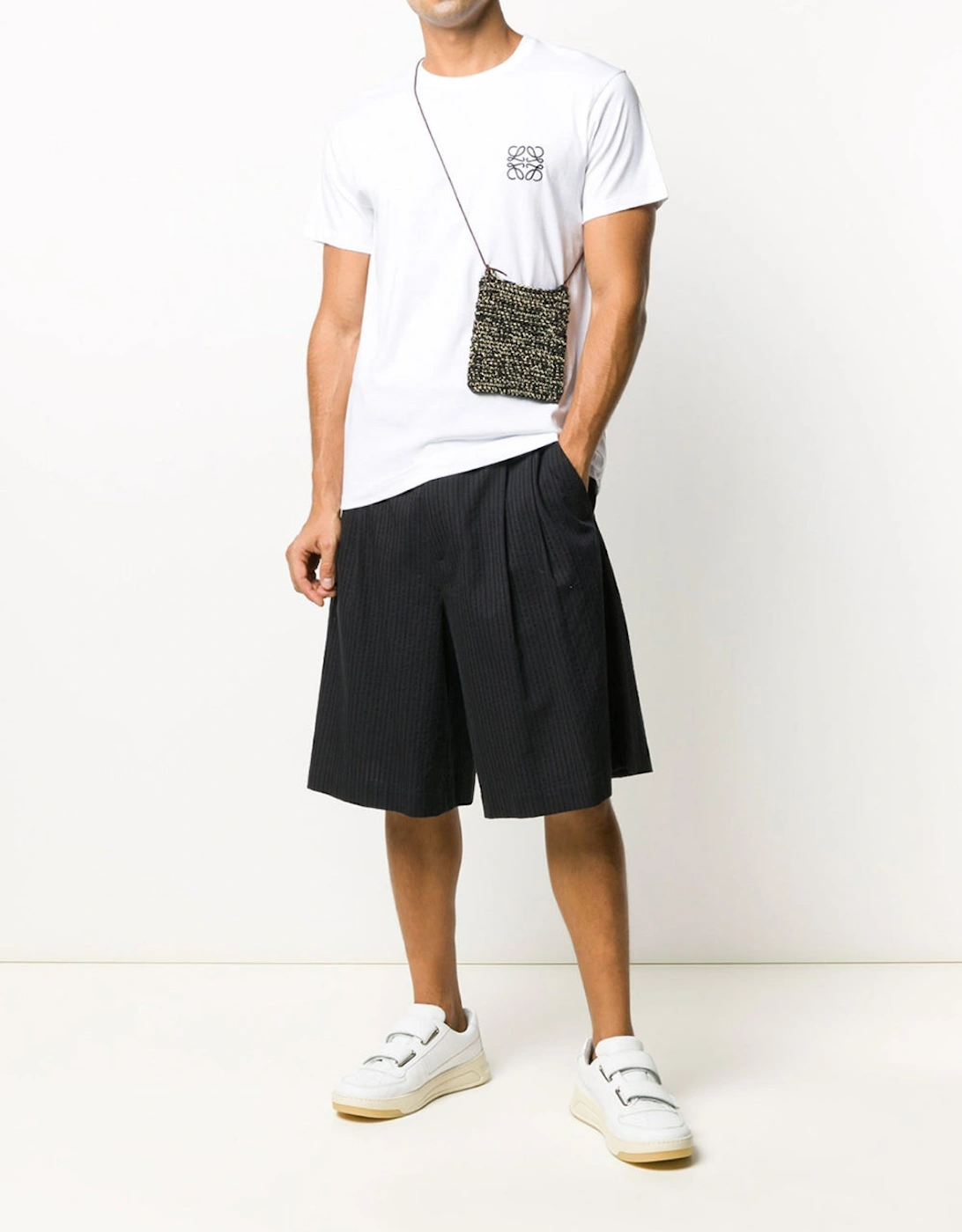 Anagram Logo Chest T-Shirt White